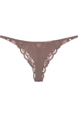 FLEUR DU MAL String invisible Charlotte à empiècement en dentelle
