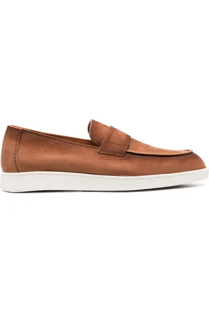 santoni Mocassins à effet craquelé