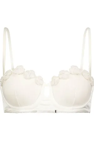Kiki de Montparnasse Soutien-gorge Chouchou à fleurs appliquées
