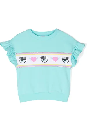 Chiara Ferragni T-shirt volanté à motif Eyelike