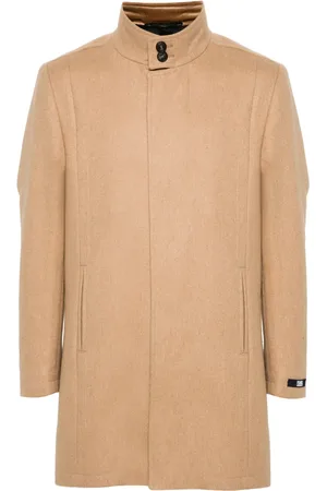 Karl Lagerfeld Manteau droit à simple boutonnage