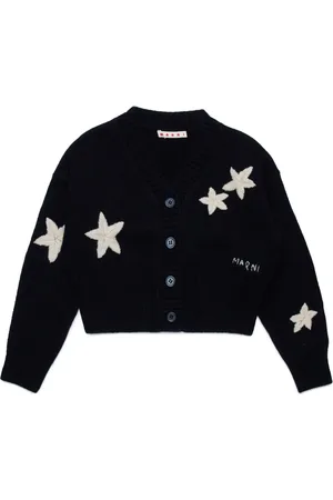 Marni Pull brodé à col v