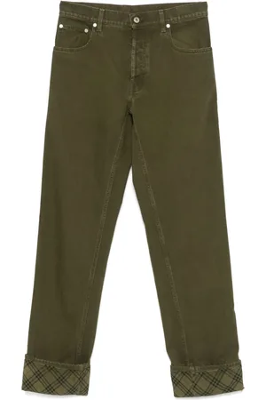 Burberry Jean à ourlet retroussé