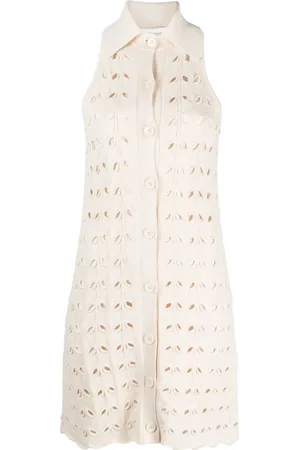 Sportmax Robe en crochet Rivolo à coupe courte