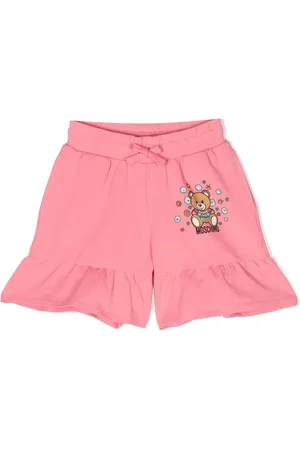 Moschino Short volanté à imprimé graphique