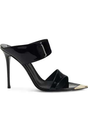 Giuseppe Zanotti Mules Intriigo Allure à fini verni 90 mm