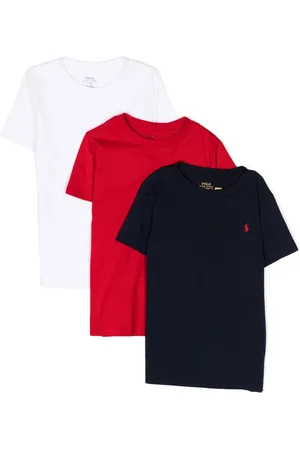 Ralph Lauren Lot de 3 t-shirt à logo brodé