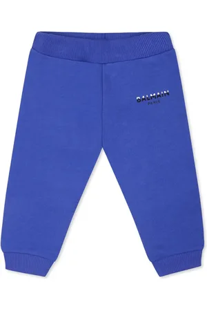 Balmain Pantalon de jogging en coton à logo imprimé