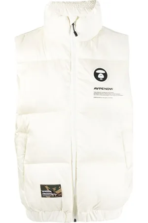 A Bathing Ape Gilet matelassé à patch logo