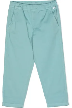 Il gufo Pantalon en coton à coupe droite