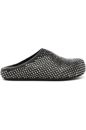 Marni Chaussons à ornements strassés