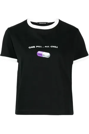 Ground Zero T-shirt en coton à imprimé graphique
