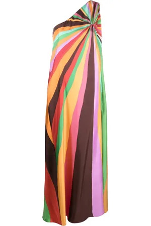 La DoubleJ Robe longue Roy à design asymétrique à une épaule