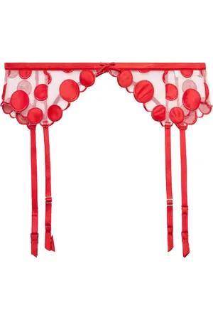 FLEUR DU MAL Jarretière à pois