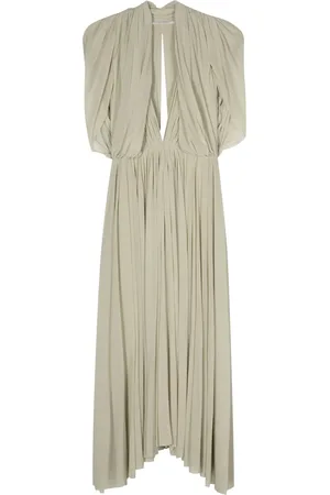 Serafini Robe à détails drapés