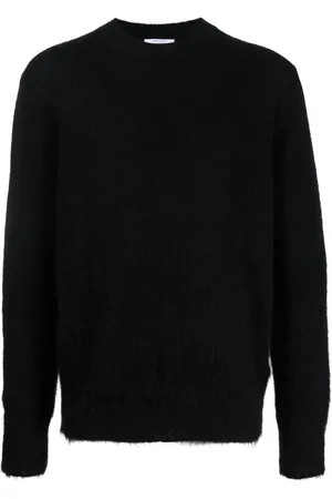 OFF-WHITE Pull en maille intarsia à encolure ras du cou