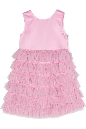 Twin-Set Robe courte à volants superposés