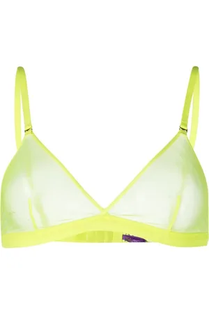 MAISON CLOSE Soutien-gorge transparent à bonnets triangle
