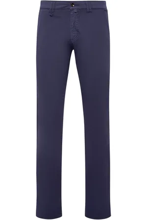 BILLIONAIRE Pantalon chino en jean à logo brodé