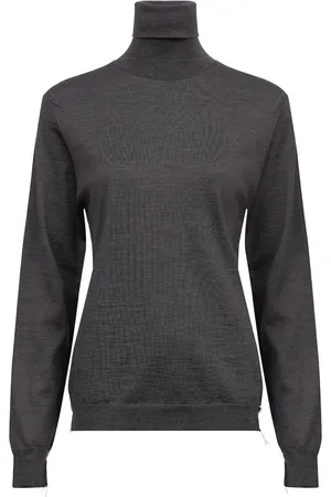 Maison Margiela Pull en laine mérinos à col montant