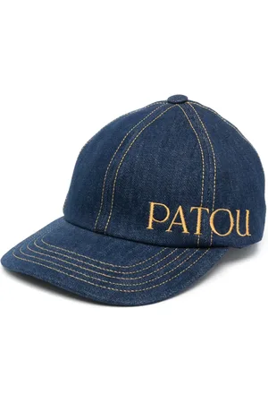 Patou Casquette en jean à logo brodé