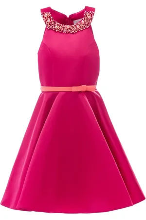 Tulleen Robe courte ornée de perles