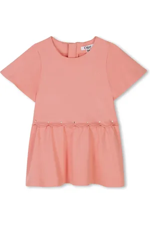 Chloé Robe à logo brodé