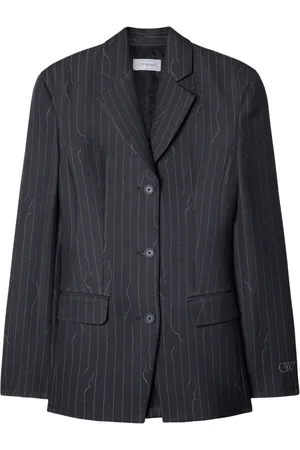 OFF-WHITE Blazer à fines rayures