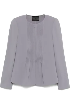Emporio Armani Veste à design plissé