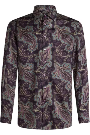 Etro Chemise à imprimé cachemire