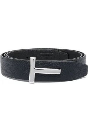 Tom Ford Ceinture en cuir à plaque logo