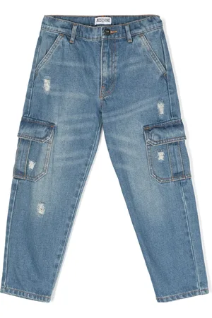 Moschino Pantalon droit à poches cargo