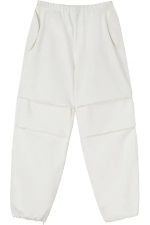 Jil Sander Pantalon en coton à coupe fuselée