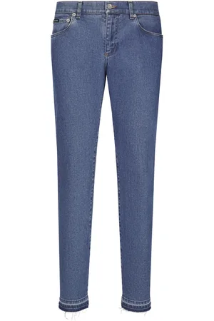 Dolce & Gabbana Jean slim à patch logo