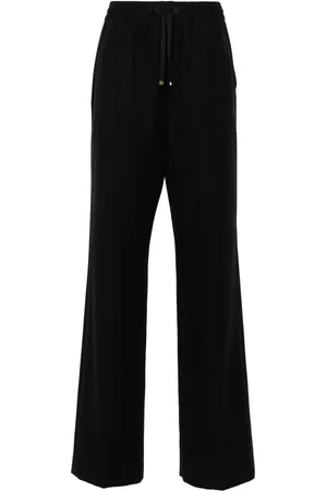 Moncler Pantalon droit à logo appliqué