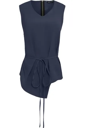 Uma Raquel Davidowicz Haut sans manches à design noué