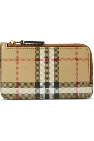 Burberry Portefeuille fleuri à motif Vintage Check
