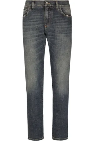 Dolce & Gabbana Jean skinny à logo appliqué