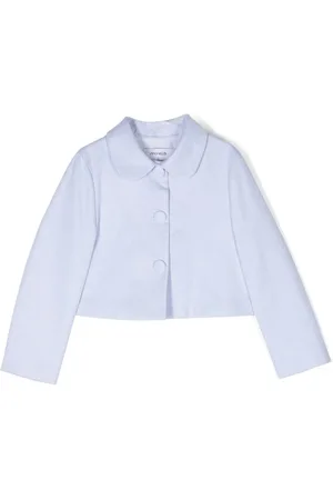 Simonetta Veste crop à col claudine