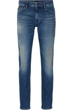 HUGO BOSS Jean droit à patch logo