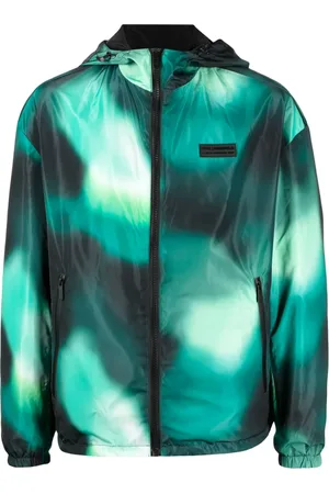 Karl Lagerfeld Coupe-vent réversible à effet tie dye