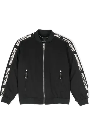John Richmond Veste à logo en jacquard