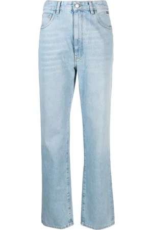 GCDS Jean droit Choker à ornements strassés