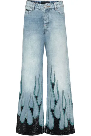 Philipp Plein Jean à coupe évasée
