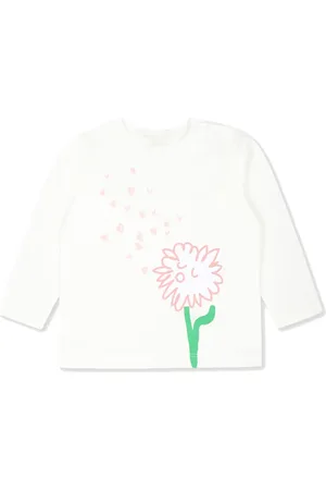 Stella McCartney T-shirt fleuri à manches longues