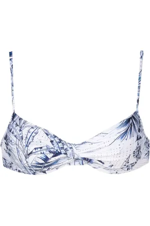 Lygia & Nanny Haut de bikini à imprimé palmier
