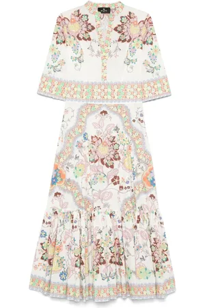 Etro Robe longue à fleurs