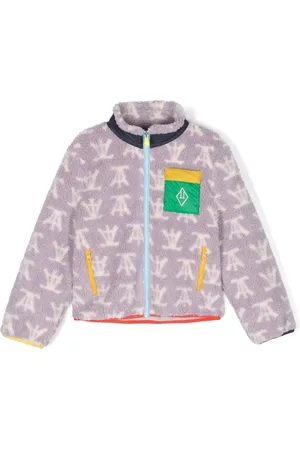 The Animals Observatory Veste zippée à logo brodé