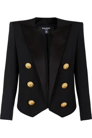 Balmain Blazer en tissu grain de poudre