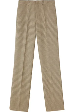 Jil Sander Pantalon droit à carreaux